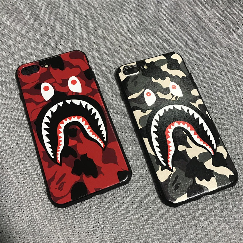 Shark Mouth Suitable for Apple 12plus Phone Case iPhone 11 Full Package Matte 14 Silicone Soft Case Anti Drop