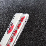 Play Comme Des Garcons Transparent Soft Cover case for iphone 6 plus 7 7plus 8 8plus X XR XS MAX