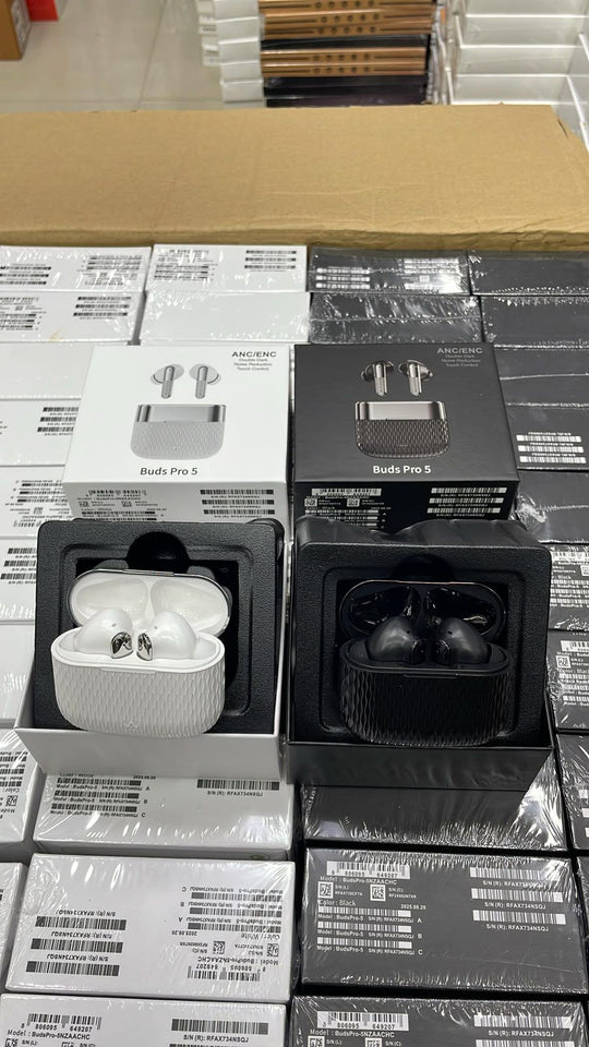 Buds Pro 5 Wireless Bluetooth Earbuds ANC ENC Touch Control Earphones - Black