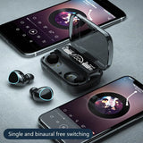 M10 TWS Wireless Bluetooth Earbuds with 9D Noise Reduction & Digital Display Charging Case