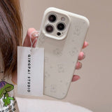 Suitable for Apple Doll Bear Liquid Silicone 16Promax Phone Case