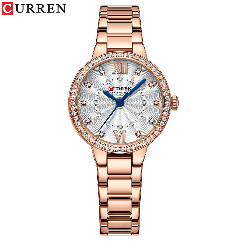 Ladies Watch Fashion Steel Band Watch Casual Ladies Watch