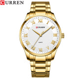 Men's Watch Business Steel Band Watch Fashion Casual Quartz Watch