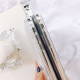Glitter Phone Case For iphone X XR XS 11 12 13 6S 6 7 8 5 5S SE Plus Mini Pro MAX Dynamic Liquid Love Heart Quicksand Cover
