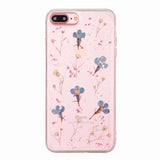 Real Flowers Dried Flowers Transparent Soft TPU Cover For Coque iPhone X 6 6S 7 8 plus Phone Case For iphone XS Max XR Cover