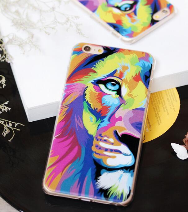 Silicon Case For iPhone 7 7Plus 6 6S 5 5S SE Case Soft TPU Cover Flower Leaves Bird
