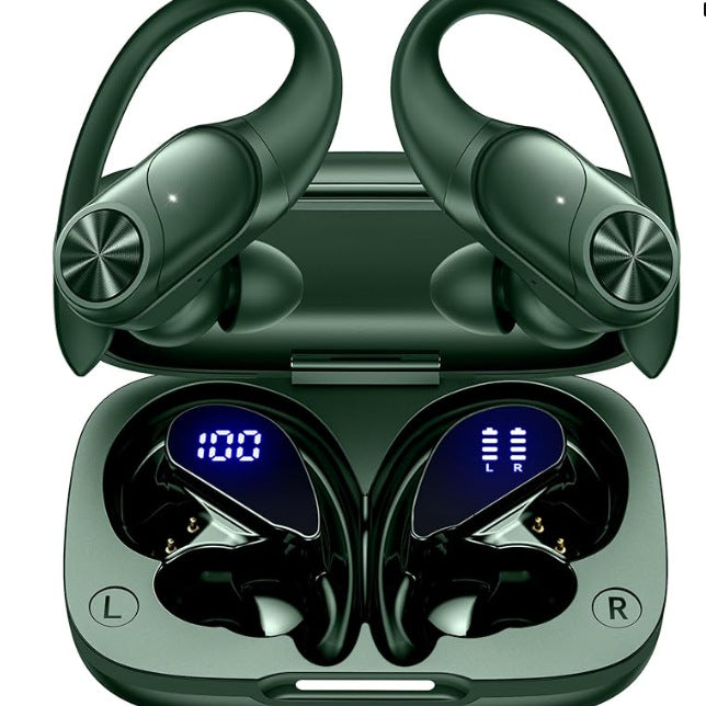 Wireless Bluetooth Long Range Sports Running Noise cancelling Earbuds