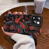 Trendy brand suitable for iPhone 13/14 Promax Apple 12/11 cartoon phone case XR all inclusive XS soft 7p