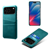 Suitable for iPhone 17 Pro Max leather dual card phone case