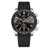 Multi functional waterproof night light men's watch quartz watch