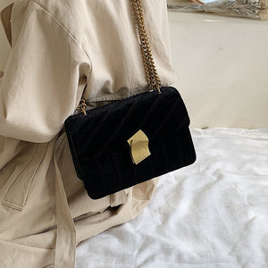 Luxury Handbags Women Bags Designer Shoulder Vintage Velvet Chain Evening Clutch Bag Messenger Crossbody Bags For Women