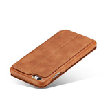 Magnetic Attraction Flip Cover Phone Case For IPhone 6 6s Plus Business Holster Retro Leather Case