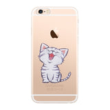 Silicon Case For iPhone 7 7Plus 6 6S 5 5S SE Case Soft TPU Cover Flower Leaves Bird