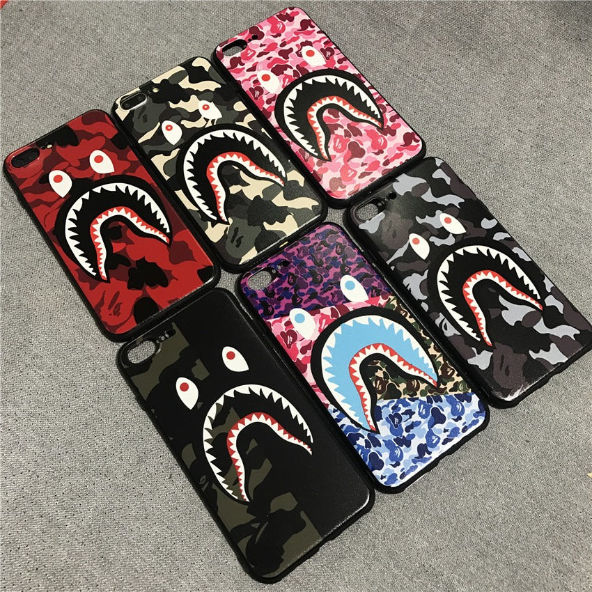 Shark Mouth Suitable for Apple 12plus Phone Case iPhone 11 Full Package Matte 14 Silicone Soft Case Anti Drop
