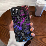 Trendy brand suitable for iPhone 13/14 Promax Apple 12/11 cartoon phone case XR all inclusive XS soft 7p