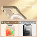 Liquid Silicone Magnetic Case for iPhone 12 Pro Max 11Pro X Xs Xr 7 8 Plus 12 Mini Wireless Charger Magsafing Magnet Back Cover