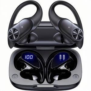 Wireless Bluetooth Long Range Sports Running Noise cancelling Earbuds