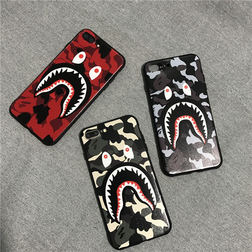 Shark Mouth Suitable for Apple 12plus Phone Case iPhone 11 Full Package Matte 14 Silicone Soft Case Anti Drop