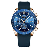 Multi functional waterproof night light men's watch quartz watch