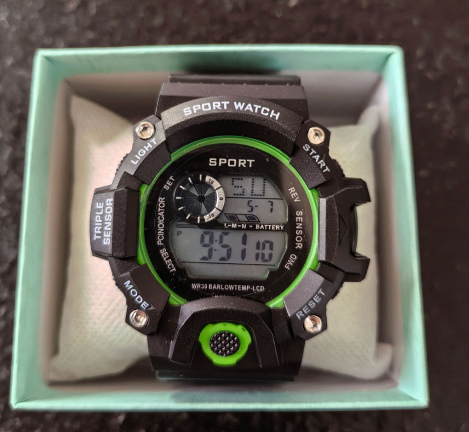 Student Children's Watch, Kids Digital Watch with Night Light and Alarm for Boys and Girls, Youth Sports Electronic Watch