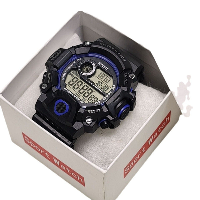 Student Children's Watch, Kids Digital Watch with Night Light and Alarm for Boys and Girls, Youth Sports Electronic Watch