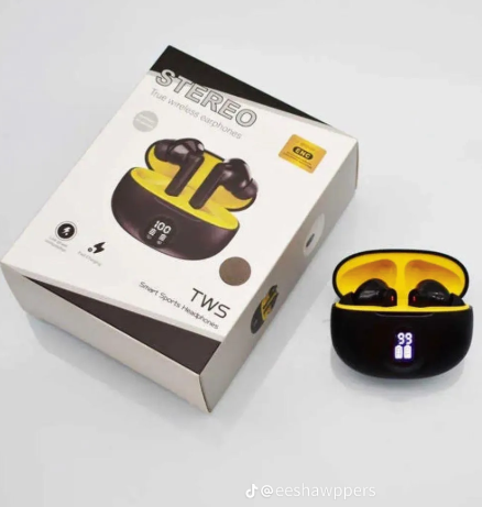 Stereo TWS Wireless Earbuds with Bluetooth 5.3, ENC Noise Cancellation & LED Digital Display