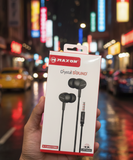 Maxon M9 Handfree – High-Performance 10mm Driver, Immersive Bass, Matte Sleek Design, 3.5mm AUX Connector
