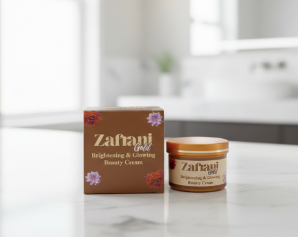 Zafrani Gold Brightening & Glowing Beauty Cream | 100g | Radiant Skin | Premium Skincare