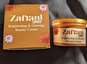 Zafrani Gold Brightening & Glowing Beauty Cream | 100g | Radiant Skin | Premium Skincare