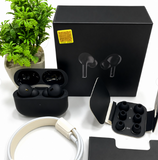 Original Black Pro 2 Box Pack Wireless Earbuds with All Accessories – Black