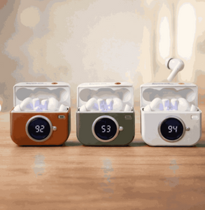 X73 TWS Wireless Earbuds Game Box Edition – True Wireless Stereo Earphones with Retro Retro Console Styling and LED Digital Battery Percentage Display - Random Color