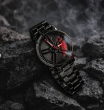 Men's Stylish Spinning Dial Watch – Premium Rotating Wheel Design Wrist Watch for Men (Without Box)