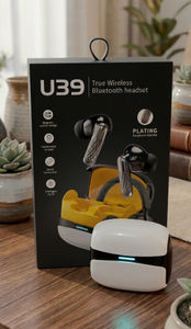 U39 Wireless Bluetooth Earbuds with Charging Case – Hi-Fi Stereo Sound & HD Calling Earphones