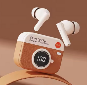 X73 TWS Wireless Earbuds Game Box Edition – True Wireless Stereo Earphones with Retro Retro Console Styling and LED Digital Battery Percentage Display - Random Color