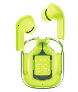 Air 31 Original Wireless Earbuds Bluetooth Earphones - Transparent HIFI Headphones With LED Power Digital Display And Stereo Sound (Random Color)
